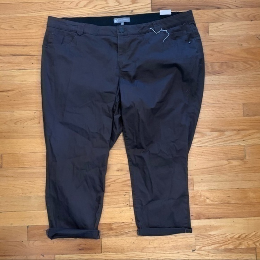 Wit &Wisdom size 24W ankle skimmer crops
